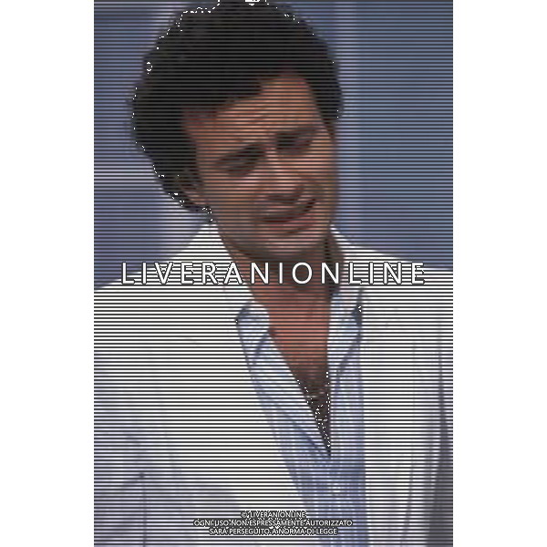 Dia-RETROSPETTIVA PINO D\'ANGIO\' CANTANTE NELLA FOTO NEGLI ANNI \'80 ©MARIO DOTTI / AGENZIA ALDO LIVERANI SAS