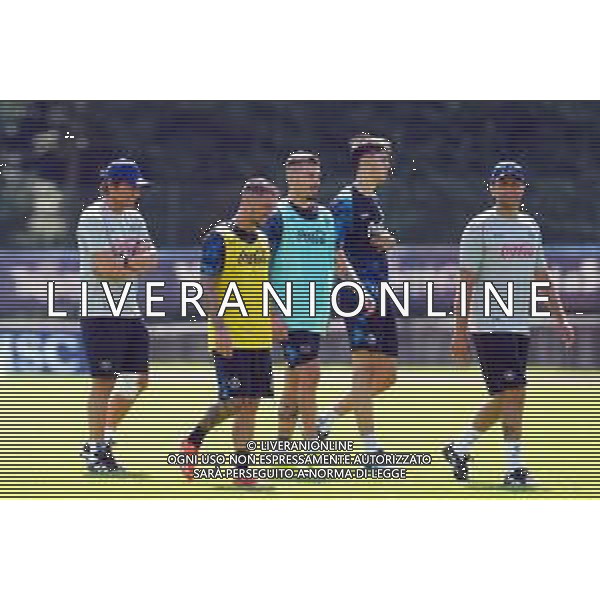14-07-2024 DIMARO RITIRO NAPOLI ALLENAMENTO NELLA FOTO: ANTONIO CONTE, Matteo Politano, GAETANO FOTO MOSCA/AG. ALDO LIVERANI