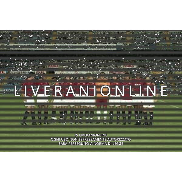 NEG-11-08-2000 TROFEO VI TROFEO MEMORIAL QUINOCHO REAL CELTA VIGO-ROMA NELLA FOTO FORMAZIONE ROMA CALCIO ANNO 2000 DA SIN AMEDEO MANGONE-ALDAIR-VINCENZO MONTELLA-CRISTIANO ZANETTI-ALESSANDRO RINALDI- HIDETOSHI NAKATA-FRANCESCO ANTONIOLI-DAMIANO TOMMASI-MARCO DELVECCHIO-JOATHAN ZEBINA-EUSEBIO DI FRANCESCO AG ALDO LIVERANI SAS