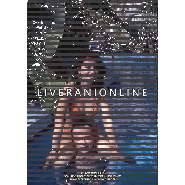 Dia-RETROSPETTIVA PINO D\'ANGIO\' CANTANTE NELLA FOTO CON MICHELA MITI NOME D\'ARTE DI MICHELA MACALUSO NEGLI ANNI \'90 AG ALDO LIVERANI SAS