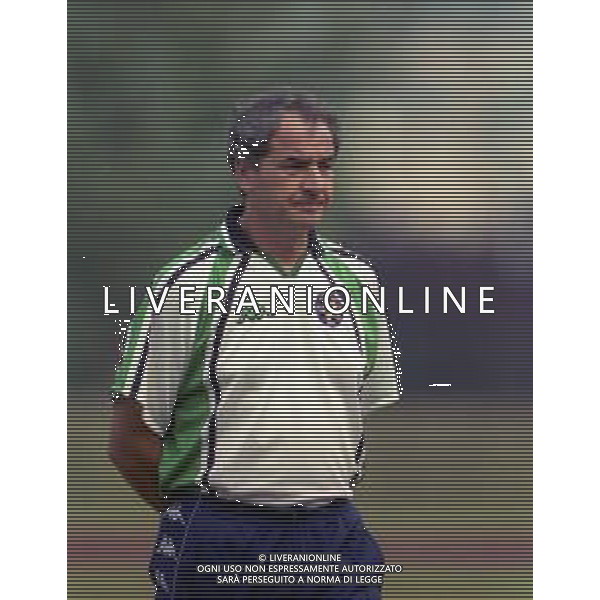 NEG-04-08-1999 LONGARONE PARTITA DI CALCIO AMICHEVOLE CITTADELLA-COSENZA NELLA FOTO BORTOLO MUTTI ALLENATORE COSENZA CALCIO AG ALDO LIVERANI SAS