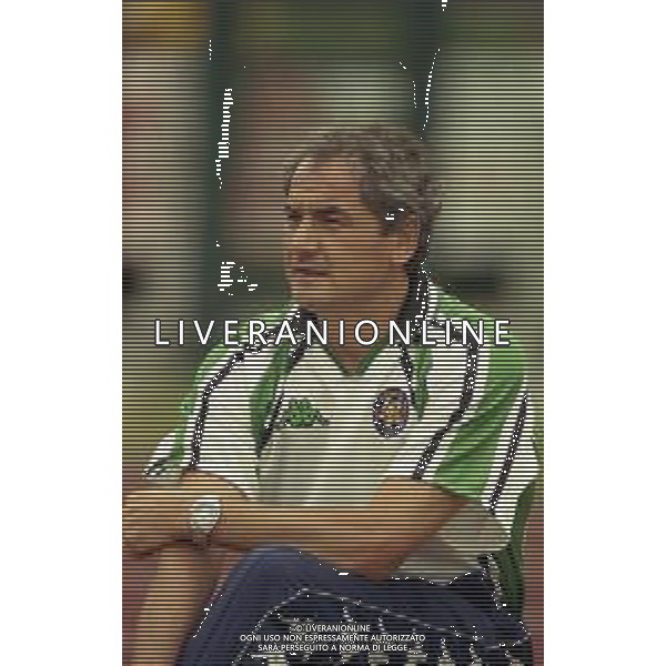 NEG-04-08-1999 LONGARONE PARTITA DI CALCIO AMICHEVOLE CITTADELLA-COSENZA NELLA FOTO BORTOLO MUTTI ALLENATORE COSENZA CALCIO AG ALDO LIVERANI SAS