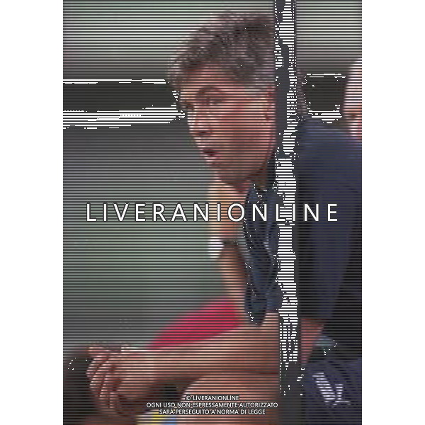 NEG- -VERONA 07-08-1997 PARTITA AMICHEVOLE VERONA-PARMA NELLA FOTO CARLO ANCELOTTI ALLENATORE PARMA CALCIO AG ALDO LIVERANI SAS