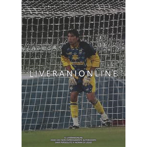 NEG- -VERONA 07-08-1997 PARTITA AMICHEVOLE VERONA-PARMA NELLA FOTO GIANLUIGI BUFFON AG ALDO LIVERANI SAS