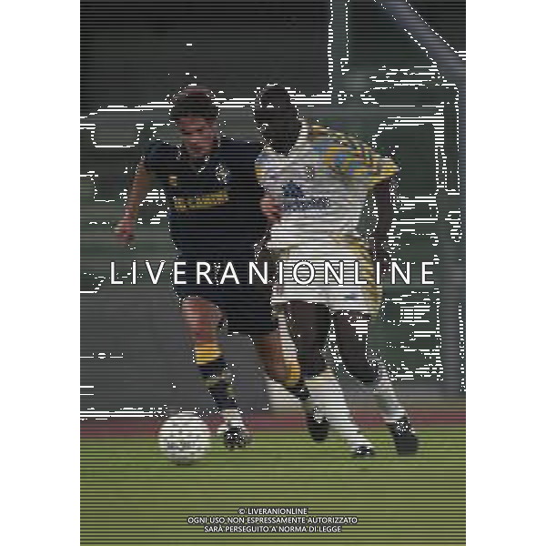 NEG- -VERONA 07-08-1997 PARTITA AMICHEVOLE VERONA-PARMA NELLA FOTO LILIAN THURAM E JONATAN BINOTTO AG ALDO LIVERANI SAS
