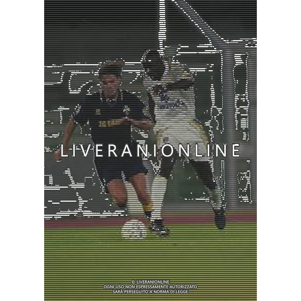 NEG- -VERONA 07-08-1997 PARTITA AMICHEVOLE VERONA-PARMA NELLA FOTO LILIAN THURAM E JONATAN BINOTTO AG ALDO LIVERANI SAS