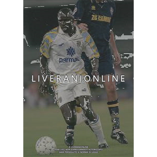 NEG- -VERONA 07-08-1997 PARTITA AMICHEVOLE VERONA-PARMA NELLA FOTO LILIAN THURAM AG ALDO LIVERANI SAS