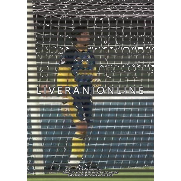 NEG- -VERONA 07-08-1997 PARTITA AMICHEVOLE VERONA-PARMA NELLA FOTO GIANLUIGI BUFFON AG ALDO LIVERANI SAS