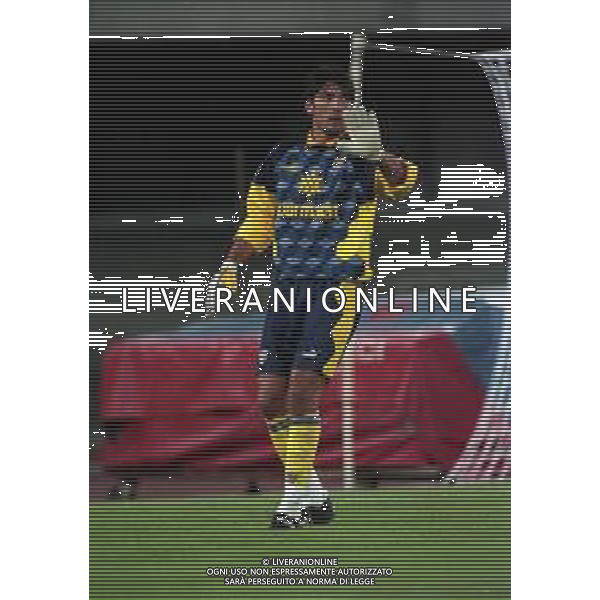 NEG- -VERONA 07-08-1997 PARTITA AMICHEVOLE VERONA-PARMA NELLA FOTO GIANLUIGI BUFFON AG ALDO LIVERANI SAS