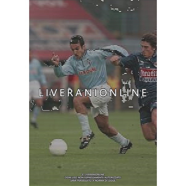 NEG- 13-02-2000 CAMPIONATO DI CALCIO SPAGNOLO REAL CELTA VIGO-REAL SOCIATED NELLA FOTO ADRIAN GUSTAVO LOPEZ AG ALDO LIVERANI SAS 