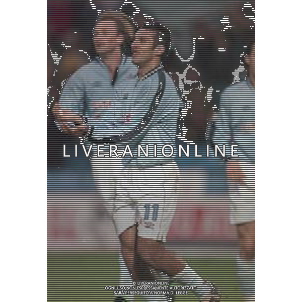 NEG- 13-02-2000 CAMPIONATO DI CALCIO SPAGNOLO REAL CELTA VIGO-REAL SOCIATED NELLA FOTO ADRIAN GUSTAVO LOPEZ AG ALDO LIVERANI SAS