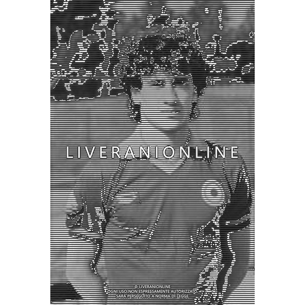 NEG-RETROSPETTIVA ATTILIO SORBI CALCIATORE NELLA FOTO ATTILIO SORBI CON LA MAGLIA DELLA ROMA CALCIO AG ALDO LIVERANI SAS