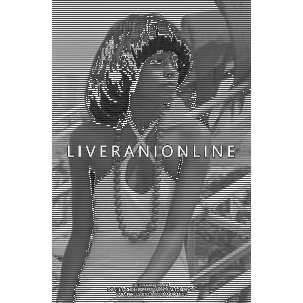 Neg- RETROSPETTIVA DIANA ROSS CANTANTE NELLA FOTO DIANA ROSS AL FESTIVAL DI CANNES NELL\'ANNO 1973 AG ALDO LIVERANI SAS