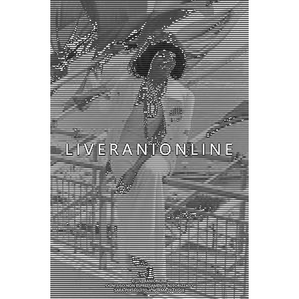 Neg- RETROSPETTIVA DIANA ROSS CANTANTE NELLA FOTO DIANA ROSS AL FESTIVAL DI CANNES NELL\'ANNO 1973 AG ALDO LIVERANI SAS