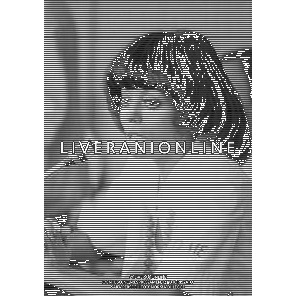 Neg- RETROSPETTIVA DIANA ROSS CANTANTE NELLA FOTO DIANA ROSS AL FESTIVAL DI CANNES NELL\'ANNO 1973 AG ALDO LIVERANI SAS