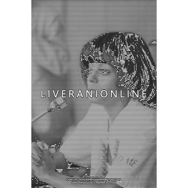 Neg- RETROSPETTIVA DIANA ROSS CANTANTE NELLA FOTO DIANA ROSS AL FESTIVAL DI CANNES NELL\'ANNO 1973 AG ALDO LIVERANI SAS