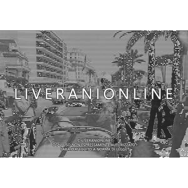 Neg- RETROSPETTIVA DIANA ROSS CANTANTE NELLA FOTO DIANA ROSS AL FESTIVAL DI CANNES NELL\'ANNO 1973 AG ALDO LIVERANI SAS