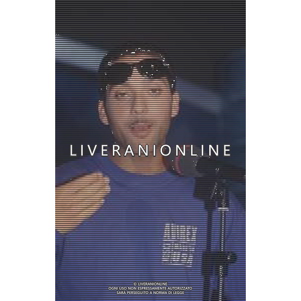 DIAP-RETROSPETTIVA GIUSEPPE FIORELLO ATTORE E PRODUTTORE CINEMATOGRAFICO NELLA FOTO GIUSEPPE FIORELLO NELLA TRASMISSIONE TELEVISIVA “PATTI CHIARI“ NELL\'ANNO 1997 AG ALDO LIVERANI SAS
