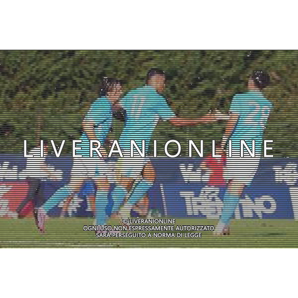 16-07-2024 RITIRO NAPOLI CALCIO DIMARO FOLGARIDA 2024 AMICHEVOLE NAPOLI, ANAUNE NELLA FOTO: esultanza cheddira FOTO MOSCA, AG.LIVERANI