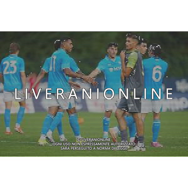 16-07-2024 RITIRO NAPOLI CALCIO DIMARO FOLGARIDA 2024 AMICHEVOLE NAPOLI, ANAUNE NELLA FOTO: ESULTANZA NAPOLI FOTO MOSCA, AG.LIVERANI