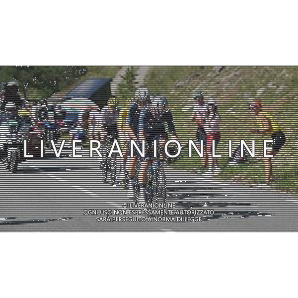 17-07-2024 Tour De France; Tappa 17 Saint Paul Trois Chateaux - Superdevoluy; 2024, Visma - Lease A Bike; Van Aert, Wout; Superdevoluy; ©SIROTTI/AGENZIA ALDO LIVERANI SAS