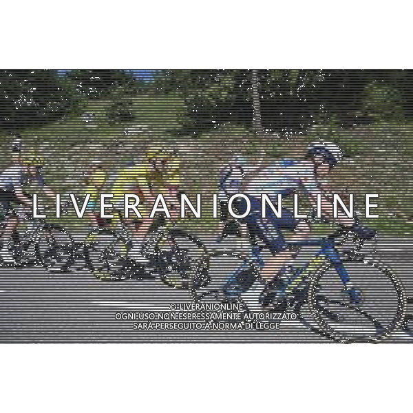 17-07-2024 Tour De France; Tappa 17 Saint Paul Trois Chateaux - Superdevoluy; 2024, Visma - Lease A Bike; 2024, Uae Team Emirates; Vingegaard, Jonas; Pogacar, Tadej; Superdevoluy;  ©SIROTTI/AGENZIA ALDO LIVERANI SAS