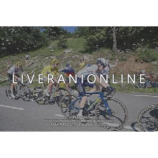 17-07-2024 Tour De France; Tappa 17 Saint Paul Trois Chateaux - Superdevoluy; 2024, Visma - Lease A Bike; 2024, Uae Team Emirates; Vingegaard, Jonas; Pogacar, Tadej; Superdevoluy;  ©SIROTTI/AGENZIA ALDO LIVERANI SAS