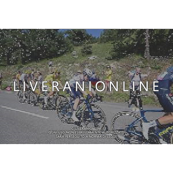 17-07-2024 Tour De France; Tappa 17 Saint Paul Trois Chateaux - Superdevoluy; 2024, Visma - Lease A Bike; 2024, Uae Team Emirates; Vingegaard, Jonas; Pogacar, Tadej; Superdevoluy;  ©SIROTTI/AGENZIA ALDO LIVERANI SAS