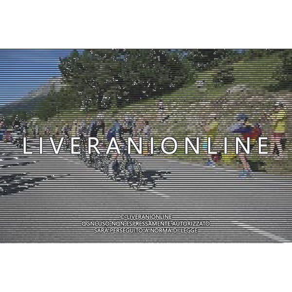 17-07-2024 Tour De France; Tappa 17 Saint Paul Trois Chateaux - Superdevoluy; 2024, Visma - Lease A Bike; Van Aert, Wout; Benoot, Tiesj; Superdevoluy; ©SIROTTI/AGENZIA ALDO LIVERANI SAS