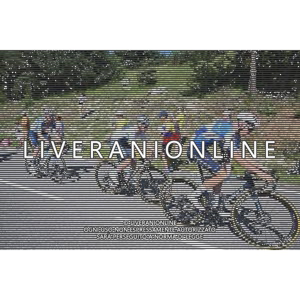 17-07-2024 Tour De France; Tappa 17 Saint Paul Trois Chateaux - Superdevoluy; 2024, Soudal - Quick Step; Hirt, Jan; Evenepoel, Remco; Superdevoluy; ©SIROTTI/AGENZIA ALDO LIVERANI SAS