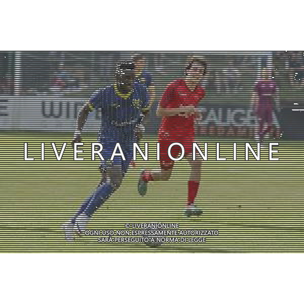 Daniel Mosquera of Hellas Verona during Hellas Verona FC vs Top 22 Dilettanti Verona, 1° Test Match, at Centro Sportivo \'La Pineta\' on Folgaria (TN), on July 17, 2024. (Photo by Davide Casentini)/AGENZIA ALDO LIVERANI SAS