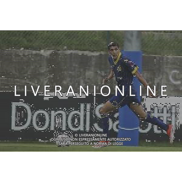 Agostin Luna of Hellas Verona during Hellas Verona FC vs Top 22 Dilettanti Verona, 1° Test Match, at Centro Sportivo \'La Pineta\' on Folgaria (TN), on July 17, 2024. (Photo by Davide Casentini)/AGENZIA ALDO LIVERANI SAS
