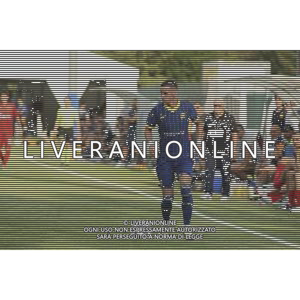 Stefan Mitrovic of Hellas Verona during Hellas Verona FC vs Top 22 Dilettanti Verona, 1° Test Match, at Centro Sportivo \'La Pineta\' on Folgaria (TN), on July 17, 2024. (Photo by Davide Casentini)/AGENZIA ALDO LIVERANI SAS