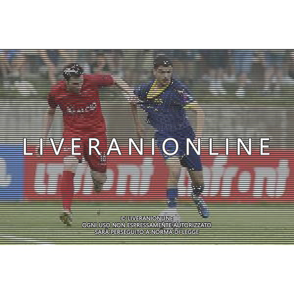 Reda Belahyane of Hellas Verona during Hellas Verona FC vs Top 22 Dilettanti Verona, 1° Test Match, at Centro Sportivo \'La Pineta\' on Folgaria (TN), on July 17, 2024. (Photo by Davide Casentini)/AGENZIA ALDO LIVERANI SAS
