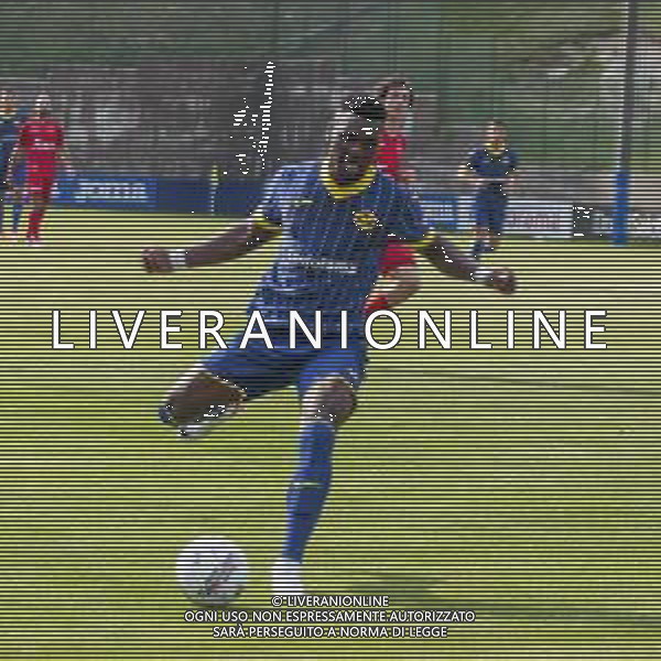 Daniel Mosquera of Hellas Verona during Hellas Verona FC vs Top 22 Dilettanti Verona, 1° Test Match, at Centro Sportivo \'La Pineta\' on Folgaria (TN), on July 17, 2024. (Photo by Davide Casentini)/AGENZIA ALDO LIVERANI SAS