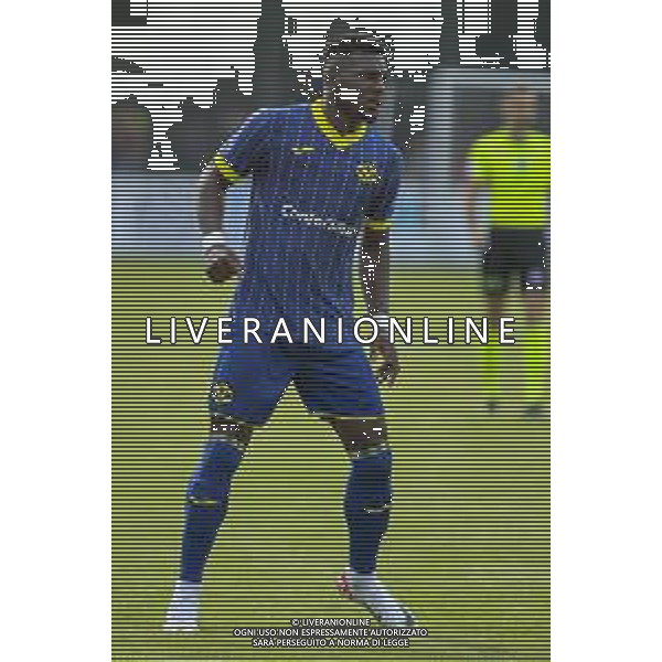 Daniel Mosquera of Hellas Verona during Hellas Verona FC vs Top 22 Dilettanti Verona, 1° Test Match, at Centro Sportivo \'La Pineta\' on Folgaria (TN), on July 17, 2024. (Photo by Davide Casentini)/AGENZIA ALDO LIVERANI SAS