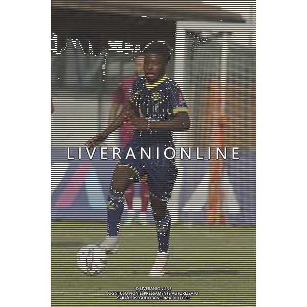 Alphadjo Cissè of Hellas Verona during Hellas Verona FC vs Top 22 Dilettanti Verona, 1° Test Match, at Centro Sportivo \'La Pineta\' on Folgaria (TN), on July 17, 2024. (Photo by Davide Casentini)/AGENZIA ALDO LIVERANI SAS