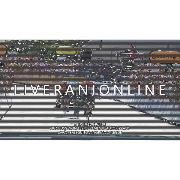 18-07-2024 Tour De France; Tappa 18 Gap - Barcelonnette; 2024, Lotto - Dstny; 2024, Totalenergies; 2024, Ineos Grenadiers; Campenaerts, Victor; Vercher, Matteo; Kwiatkowski, Michal; Barcelonnette; ©SIROTTI/AGENZIA ALDO LIVERANI SAS