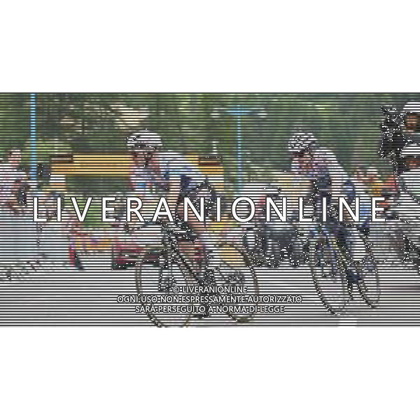 19-07-2024 Tour De France; Tappa 19 Embrun - Isola 2000; 2024, Soudal - Quick Step; 2024, Visma - Lease A Bike; Evenepoel, Remco; Vingegaard, Jonas; Isola 2000; ©SIROTTI/AGENZIA ALDO LIVERANI SAS