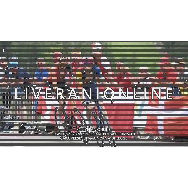 19-07-2024 Tour De France; Tappa 19 Embrun - Isola 2000; 2024, Lidl - Trek; 2024, Ineos Grenadiers; Ciccone, Giulio; De Plus, Laurens; Isola 2000; ©SIROTTI/AGENZIA ALDO LIVERANI SAS