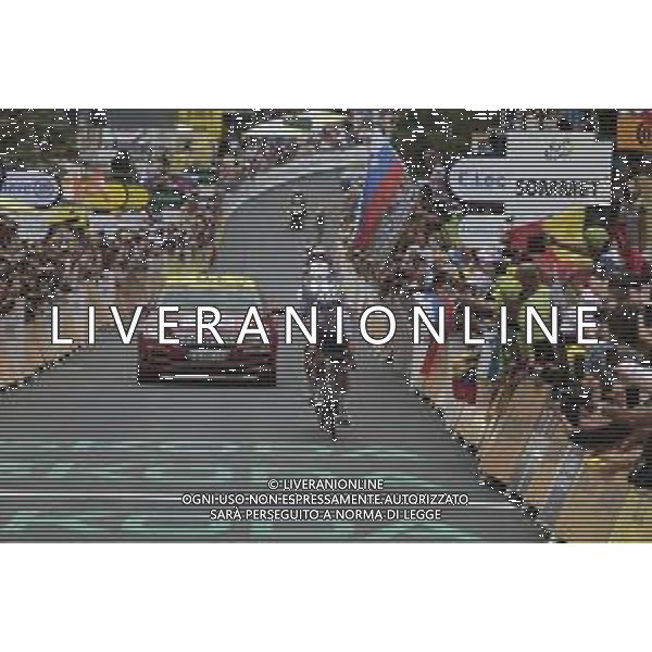 19-07-2024 Tour De France; Tappa 19 Embrun - Isola 2000; 2024, Soudal - Quick Step; Evenepoel, Remco; Isola 2000; ©SIROTTI/AGENZIA ALDO LIVERANI SAS