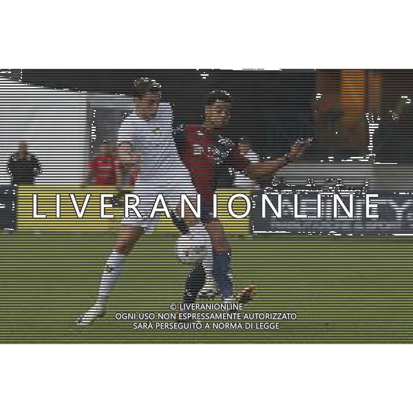Antonio Candela of Venezia FC battle for the ball with Koni De Winter of Genoa CFC during Genoa CFC vs Venezia FC, Test Match pre season Serie A Enilive 2024-25, at Centro Sportivo "Carlo Benatti" in Moena (TN), Italy, on July 20, 2024. (Photo by Davide Casentini)/AGENZIA ALDO LIVERANI SAS