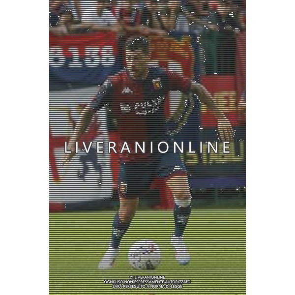 Stefano Sabelli of Genoa CFC play the ball during Genoa CFC vs Venezia FC, Test Match pre season Serie A Enilive 2024-25, at Centro Sportivo "Carlo Benatti" in Moena (TN), Italy, on July 20, 2024. (Photo by Davide Casentini)/AGENZIA ALDO LIVERANI SAS