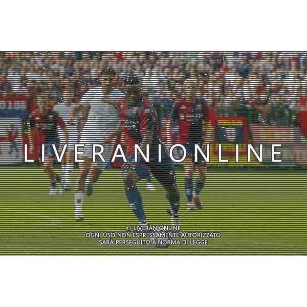 Caleb Ekuban of Genoa CFC during Genoa CFC vs Venezia FC, Test Match pre season Serie A Enilive 2024-25, at Centro Sportivo "Carlo Benatti" in Moena (TN), Italy, on July 20, 2024. (Photo by Davide Casentini)/AGENZIA ALDO LIVERANI SAS