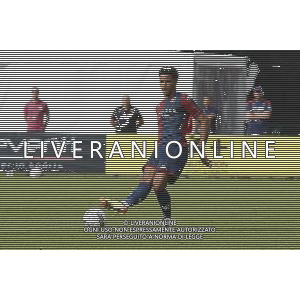 Koni De Winter of Genoa CFC play the ball during Genoa CFC vs Venezia FC, Test Match pre season Serie A Enilive 2024-25, at Centro Sportivo "Carlo Benatti" in Moena (TN), Italy, on July 20, 2024. (Photo by Davide Casentini)/AGENZIA ALDO LIVERANI SAS