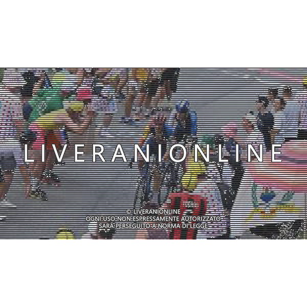 20-07-2024 Tour De France; Tappa 20 Nice - Col De La Couillole; 2024, Lidl - Trek; 2024, Israel - Premier Tech; Ciccone, Giulio; Gee, Derek; Col De La Couillole; ©SIROTTI/AGENZIA ALDO LIVERANI SAS