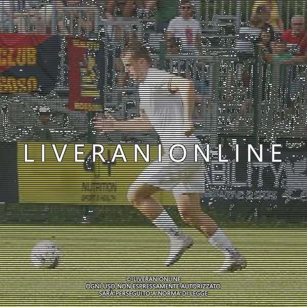 Domen Crnigoj of Venezia FC play the ball during Genoa CFC vs Venezia FC, Test Match pre season Serie A Enilive 2024-25, at Centro Sportivo "Carlo Benatti" in Moena (TN), Italy, on July 20, 2024. (Photo by Davide Casentini) /AGENZIA ALDO LIVERANI SAS