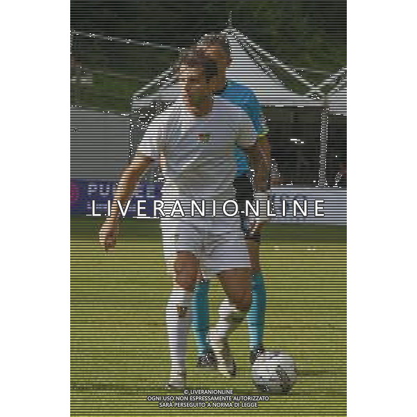 Nicholas Pierini of Venezia FC play the ball during Genoa CFC vs Venezia FC, Test Match pre season Serie A Enilive 2024-25, at Centro Sportivo "Carlo Benatti" in Moena (TN), Italy, on July 20, 2024. (Photo by Davide Casentini) /AGENZIA ALDO LIVERANI SAS
