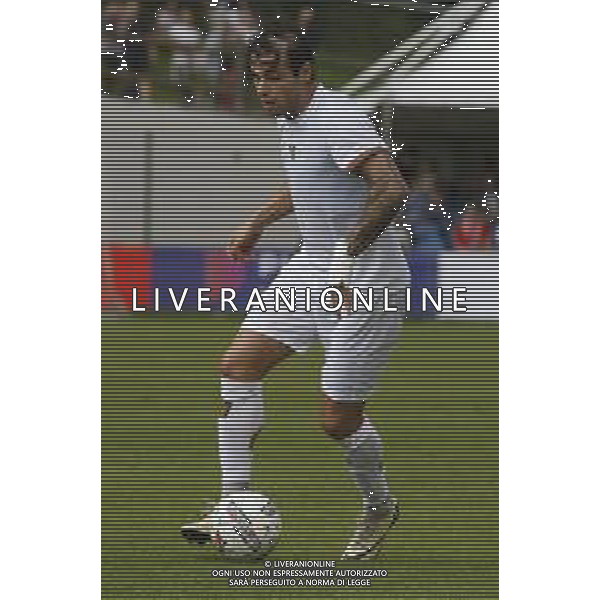 Nicholas Pierini of Venezia FC play the ball during Genoa CFC vs Venezia FC, Test Match pre season Serie A Enilive 2024-25, at Centro Sportivo "Carlo Benatti" in Moena (TN), Italy, on July 20, 2024. (Photo by Davide Casentini) /AGENZIA ALDO LIVERANI SAS