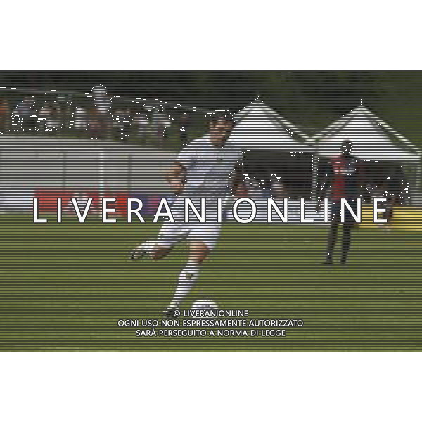 Nicholas Pierini of Venezia FC play the ball during Genoa CFC vs Venezia FC, Test Match pre season Serie A Enilive 2024-25, at Centro Sportivo "Carlo Benatti" in Moena (TN), Italy, on July 20, 2024. (Photo by Davide Casentini) /AGENZIA ALDO LIVERANI SAS